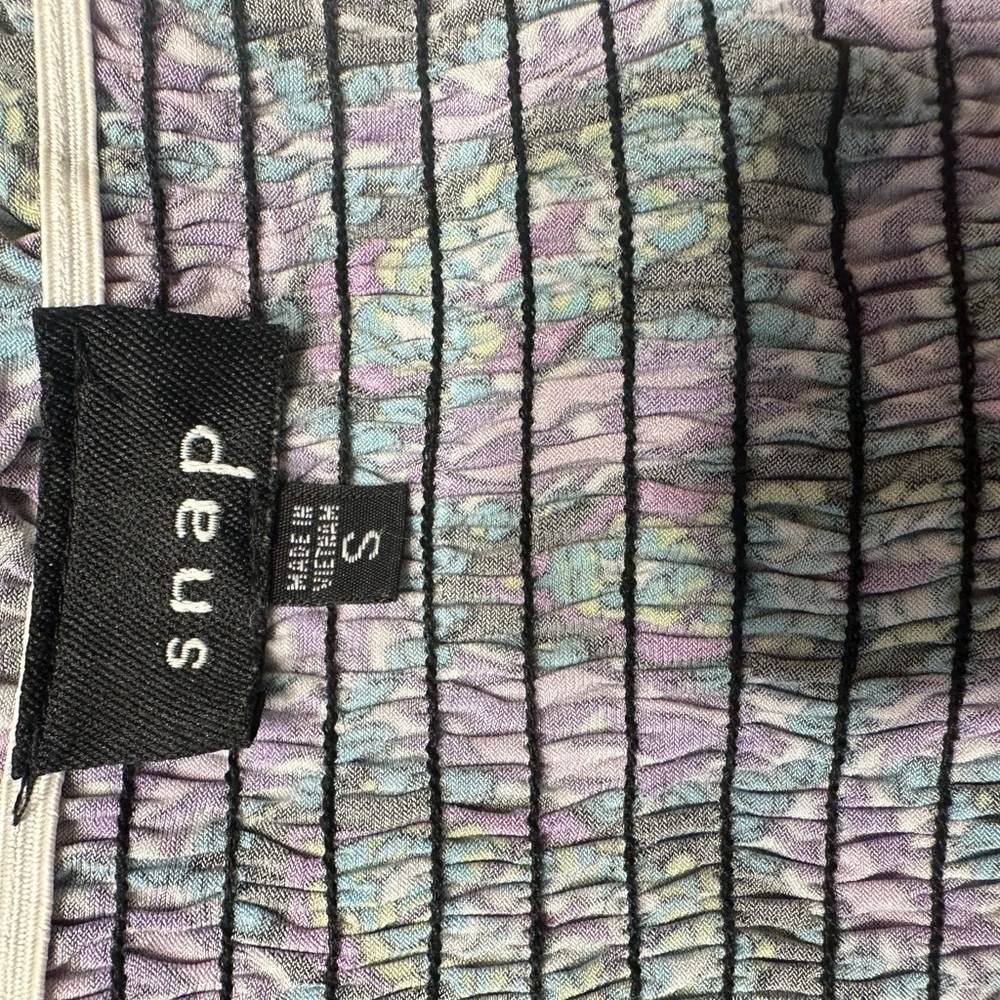 Snap Multicolor Spring Dress Small. - image 4